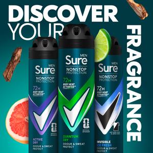 Sure Men Quantum Dry 72h Nonstop Protection Antiperspirant Deodorant 150ml - gallery image 5