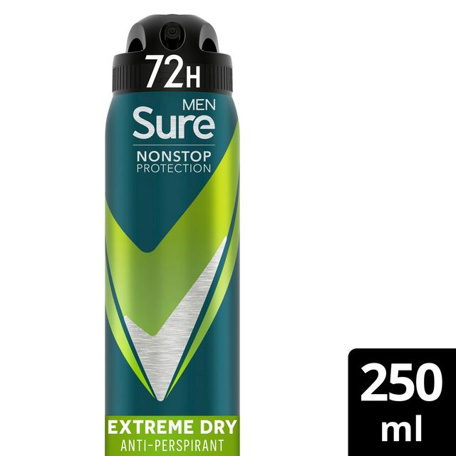 Sure 72hr Extreme Deodorant Aerosol 250ml | Sainsbury's