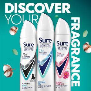 Sure Women Invisible Aqua 72h Nonstop Protection Antiperspirant Deodorant 150ml - gallery image 5