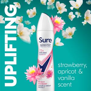 Sure Women 250ml Bright Bouquet 72h Nonstop Protection Antiperspirant Deodorant - gallery image 3