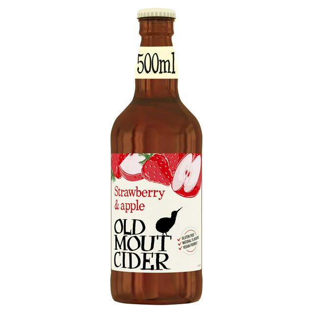Old Mout Cider Strawberry & Apple Bottle 500ml