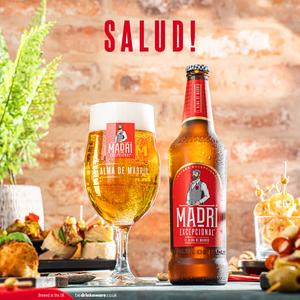Madri Excepcional Premium Lager Beer Bottle 660ml - gallery image 6