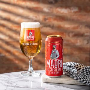 Madri Excepcional Premium Lager Beer Can10 x 440ml - gallery image 6