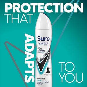 Sure Women 250ml Invisible Aqua 72h Nonstop Protection Antiperspirant Deodorant - gallery image 2