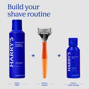 Harry's 5 x Blade Refills Bright Orange 5 Blade Men's Razor Starter Pack - gallery image 6