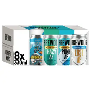 BrewDog Alcohol Free Mixed Pack 8x330ml