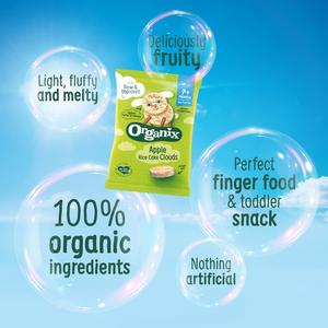 Organix Banana Rice Cake Clouds Organic Baby Snacks 7 months+ 40g - gallery image 2