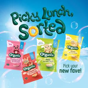 Organix Banana Rice Cake Clouds Organic Baby Snacks 7 months+ 40g - gallery image 4