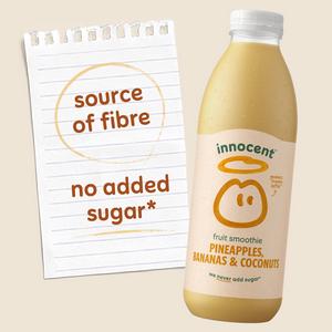 Innocent Pineapples, Bananas & Coconuts Smoothie 750ml - gallery image 3