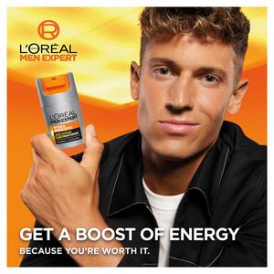 L'Oreal Men Expert Anti Fatigue Hydra Energetic Mens Moisturiser with SPF 15 & Vitamin C 50ml - gallery image 2