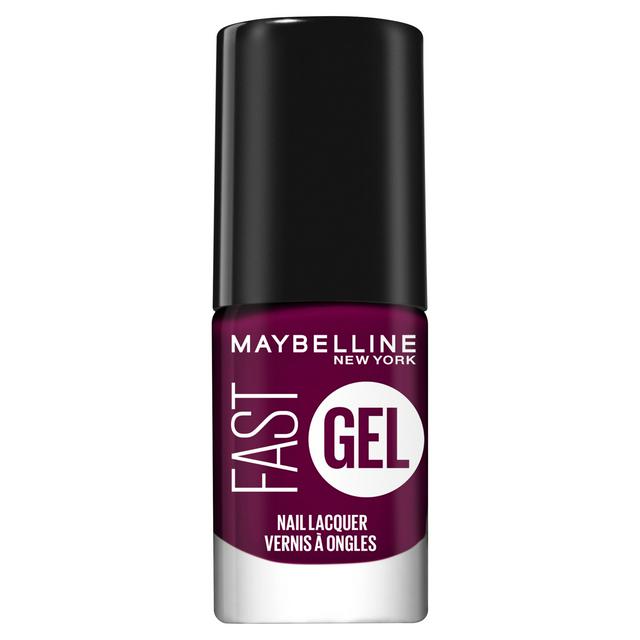 Maybelline Fast Gel Lacquer Plum Party 9 Long Lasting Nail Polish 7ml - gallery image 1