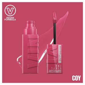 Maybelline Superstay Vinyl Ink Long Lasting Liquid Lipstick Shine Finish 20 Coy - gallery image 2