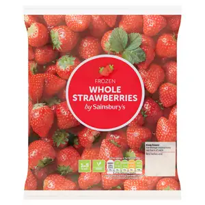 Sainsbury's Frozen Whole Strawberries 350g