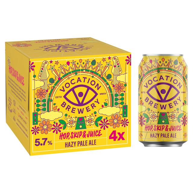 Vocation Brewery Hop, Skip & Juice Hazy Pale Ale 4 x 330ml