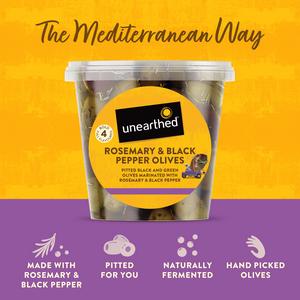 Unearthed Rosemary & Black Pepper Olives 342g - gallery image 2