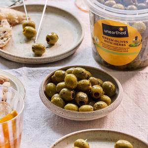Unearthed Green Olives with Herbs 342g - gallery image 3