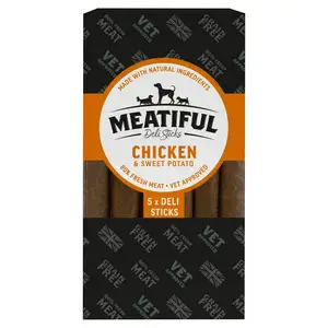 Meatiful Deli Sticks Chicken & Sweet Potato x5 110g