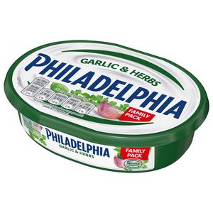 Philadelphia 280g Family Pack Garlic & Herbs Soft Cream Cheese Tub - gallery image 4