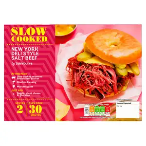 Sainsbury’s Slow Cooked New York Deli Style Salt Beef 440g