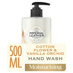 Imperial Leather Moisturing Antibacterial Hand Wash Cotton Flower & Vanilla Orchid 500ml