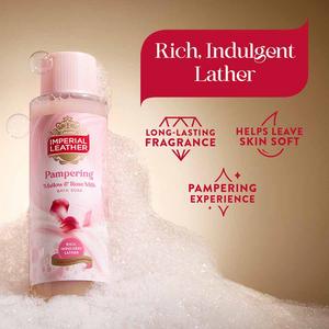 Imperial Leather Pampering Bath Soak Mallow & Rose Milk 500ml - gallery image 3