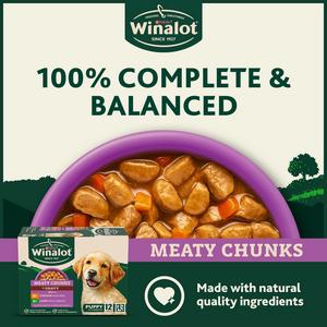 Winalot Meaty Chunks Puppy Mixed in Gravy Wet Dog Food 12x100g - gallery image 2