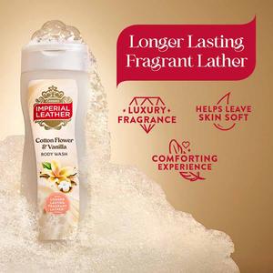 Imperial Leather 480ml Cotton Flower & Vanilla Orchid Body Wash - gallery image 2
