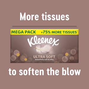 Kleenex Ultra Soft Extra Large Tissues Single Compact Box 40 Sheets - gallery image 3