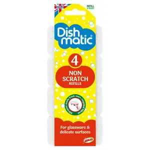 Dishmatic Non Scratch Refills x4