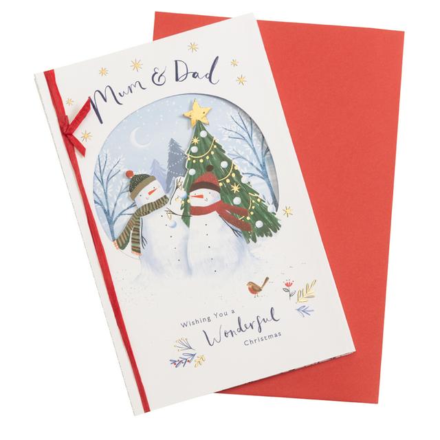 Personalsed Chrstmas Card Gngerbread Famly Merry - Etsy