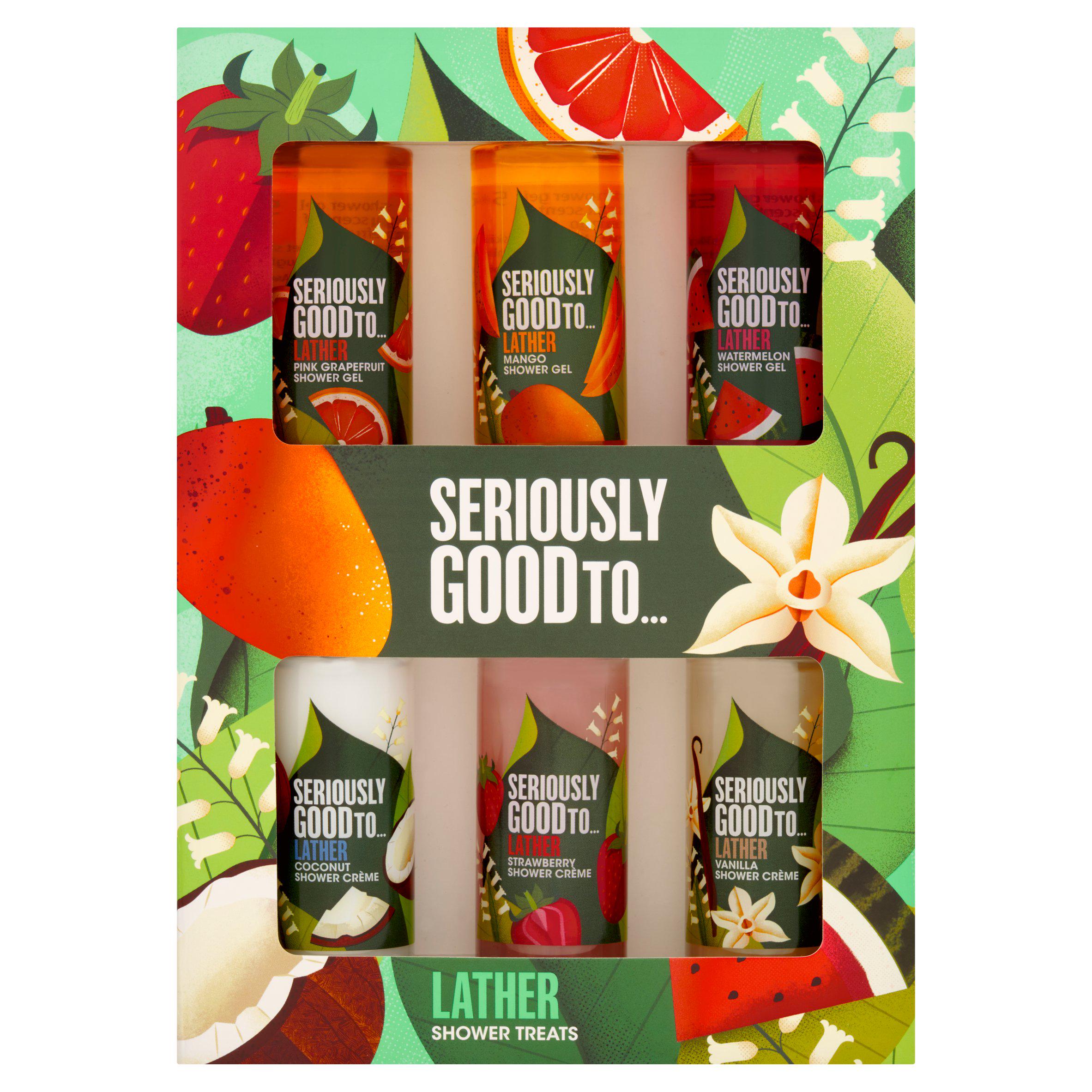 Sainsbury's Seriously Good To Lather Shower Treats 6x50ml