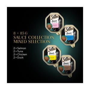 Sheba Sauce 8 x 85g Lover Mixed Collection in Gravy Wet Cat Food Trays - gallery image 5