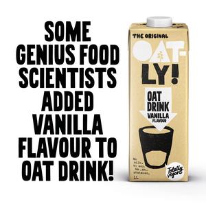 Oatly Oat Drink Vanilla Flavour Long Life 1L - gallery image 3