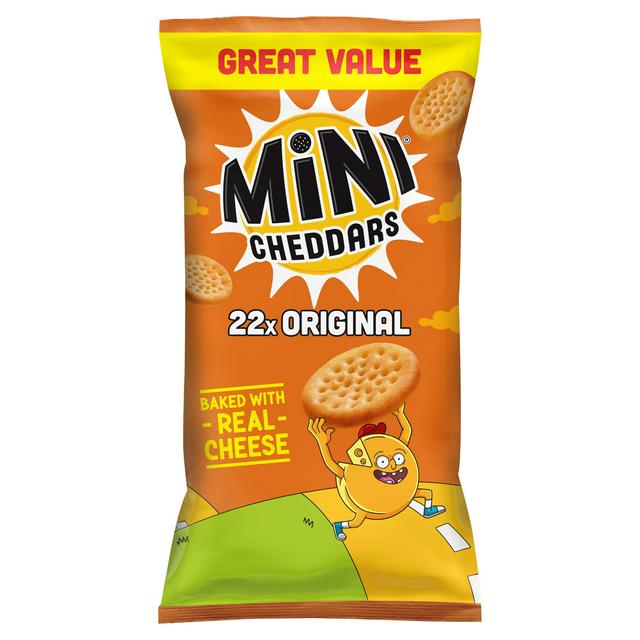 Jacob's Mini Cheddars Original Multipack Snacks 22 x 23g - gallery image 1