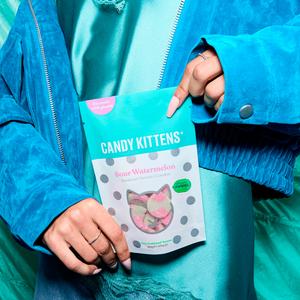 Candy Kittens Sour Watermelon Gourmet Sweets 140g - gallery image 2