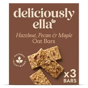 Deliciously Ella Hazelnut Pecan & Maple Oat Bars 3x50g