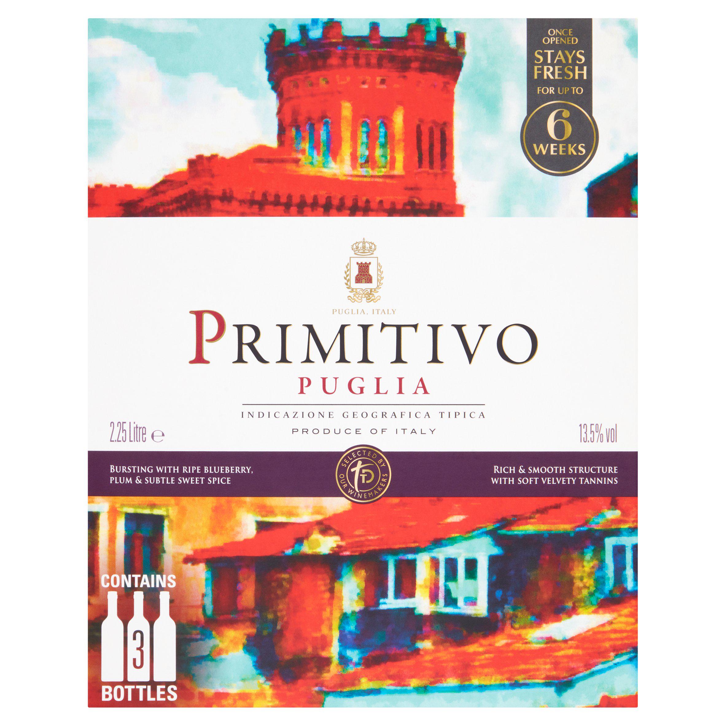 Primitivo Puglia IGT Red Wine 2.25L