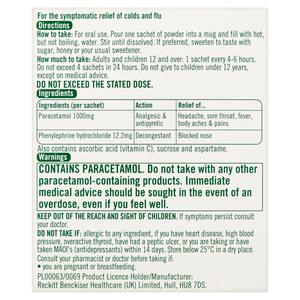 Lemsip Max Cold & Flu Lemon Sachets x5 - gallery image 6