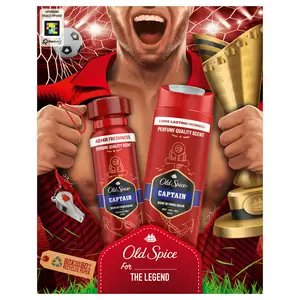 Old Spice Captain Footballer Gift Set Shower Gel