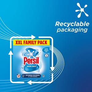 Persil Non Bio 77 washes Sensitive Laundry Washing Powder XXL Family Pack 3.85kg - gallery image 5