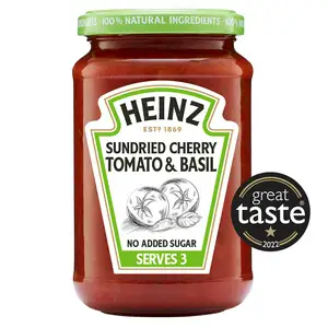 Heinz Sundried Cherry Tomato & Basil Pasta Sauce 350g