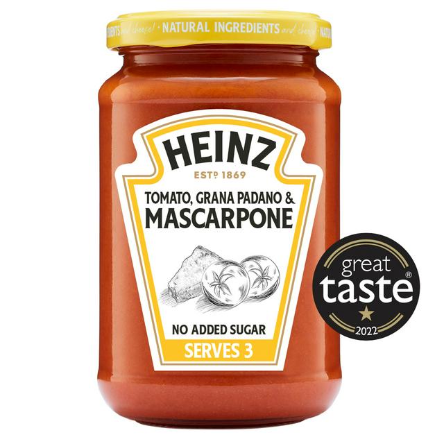 Heinz Tomato Grana Padano & Mascarpone Pasta Sauce 350g | Sainsbury's