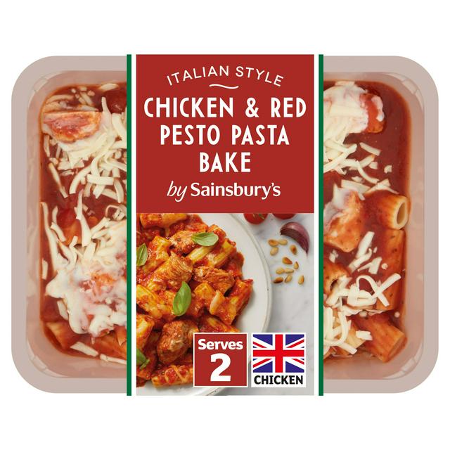 Sainsbury's Chicken & Pesto Pasta Bake Ready Meal For 2 750g | Sainsbury's