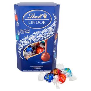 Lindt Lindor Blue Assorted Milk Chocolate Truffles Box 337g - gallery image 2