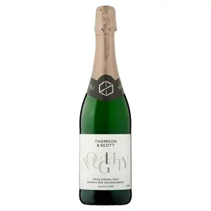 Thomson & Scott Noughty Organic Sparkling Chardonnay 75cl