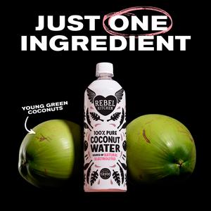 Rebel Kitchen 100% Pure Coconut Water 750ml - gallery image 2