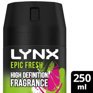 Lynx Grapefruit & Tropical Pineapple Scent Body Spray for Men 250ml