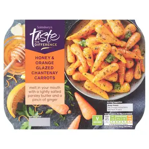 Sainsbury's Honey & Orange Glazed Chantenay Carrots, Taste the Difference 400g