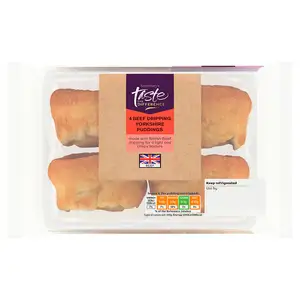 Sainsbury’s Yorkshire Pudding with British Beef Dripping, Taste the Difference x4 192g