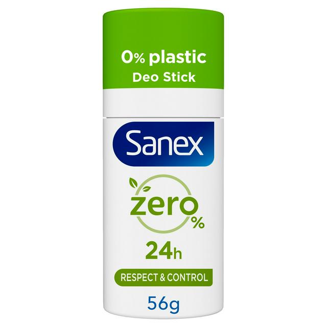 Succes Megalopolis Corroderen Sanex Zero% Respect & Control Deodorant Stick 56g | Sainsbury's